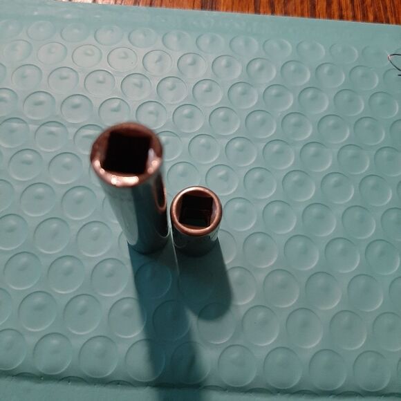 Vintage Lot 2 Craftsman 5/16" 6 Point 1/4" Drive Deep and Shallow Sockets - Picture 4 of 4